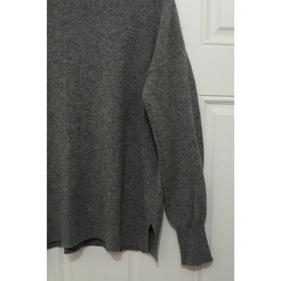 Halogen womens xlarge 100% cashmere turtleneck sweater gray - Picture 3 of 10